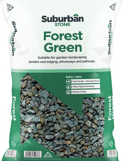 Forest Green Granite Chippings 20mm