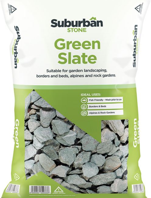Green Slate Chippings 20 or 40mm