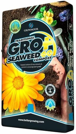 Traditional Gro+ Seaweed Compost 60Litres